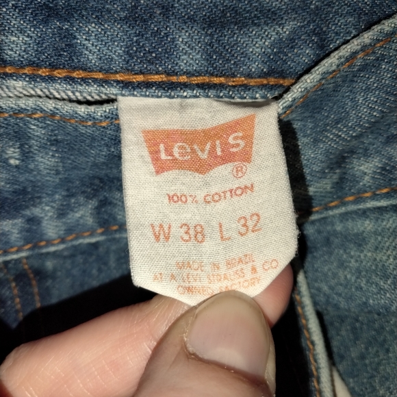 Vintage Levi's Orange Tab high waist 505's 38x32 - Picture 7 of 9